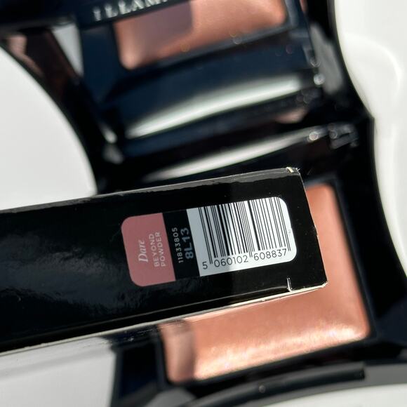 Illamasqua  Beyond Powder Highlighter Compact Dare GORGEOUS Pinky Nude Peach 7g - Picture 4 of 11